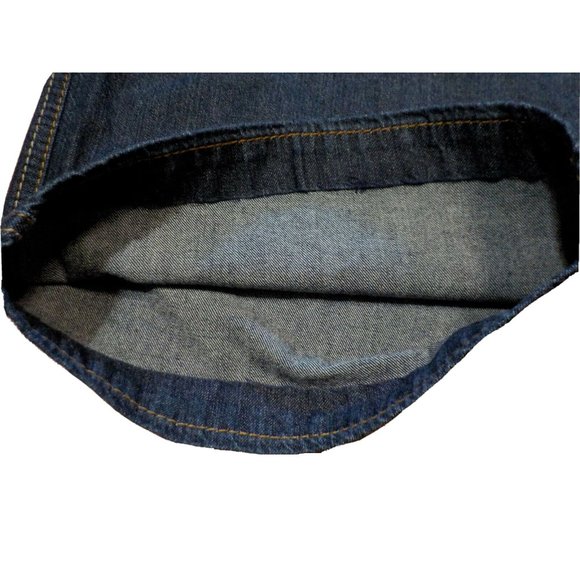 Dockers Lightweight Dark Blue Denim Jeans Hemmed Womens (36 x 28) - Picture 5 of 6